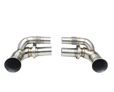 Silenziatore laterale scarico sportivo tubo dritto con valvole Porsche 997 GT3 e GT3 RS - 99711104782, 99711104784, 99711104781, 99711104882, 99711104881, 99711104884